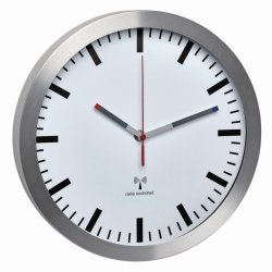 Radio controlled wall clock, scale without numbers | Type : Radio controlled wall clock, scale without numbers